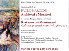 Paolo Marconi – Architetti e muratori